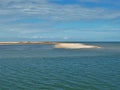 View of Small Island from the Hatteras to Ocracoke Ferry Royalty Free Stock Photo